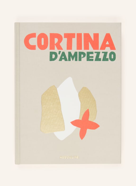 ASSOULINE Boek CORTINA D'AMPEZZO LICHTGRIJS / NEONORANJE / GROEN