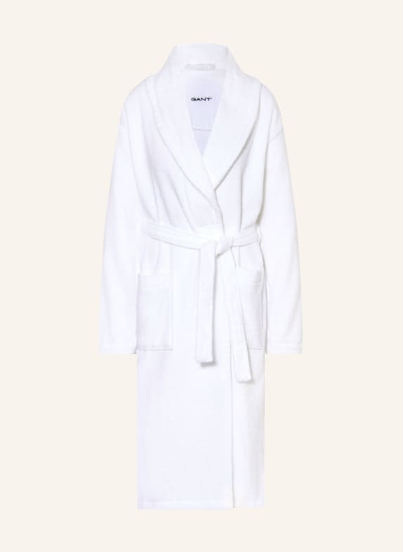 GANT HOME Peignoir unisexe BLANC