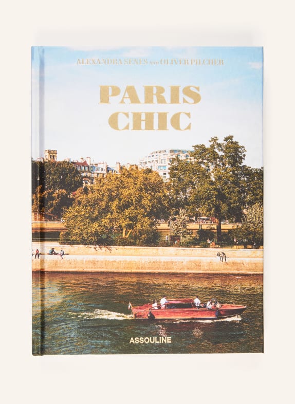 ASSOULINE Boek PARIS CHIC LICHTBLAUW / GOUD / ROOD