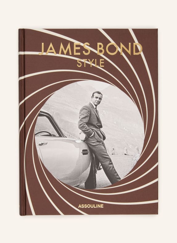 ASSOULINE Boek JAMES BOND STYLE MARRON FONCÉ / GOUD / CRÈME
