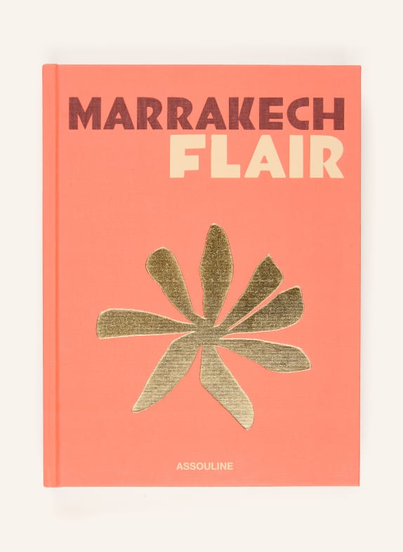 ASSOULINE Boek MARRAKECH FLAIR LICHTROOD / GOUD / LICHTBRUIN