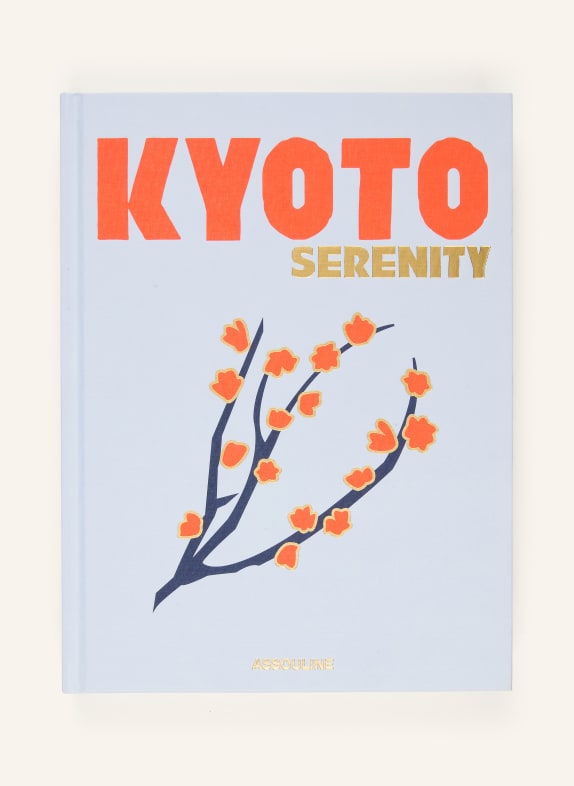 ASSOULINE Boek KYOTO SERENITY LICHTBLAUW / DONKERGRIJS / NEONORANJE