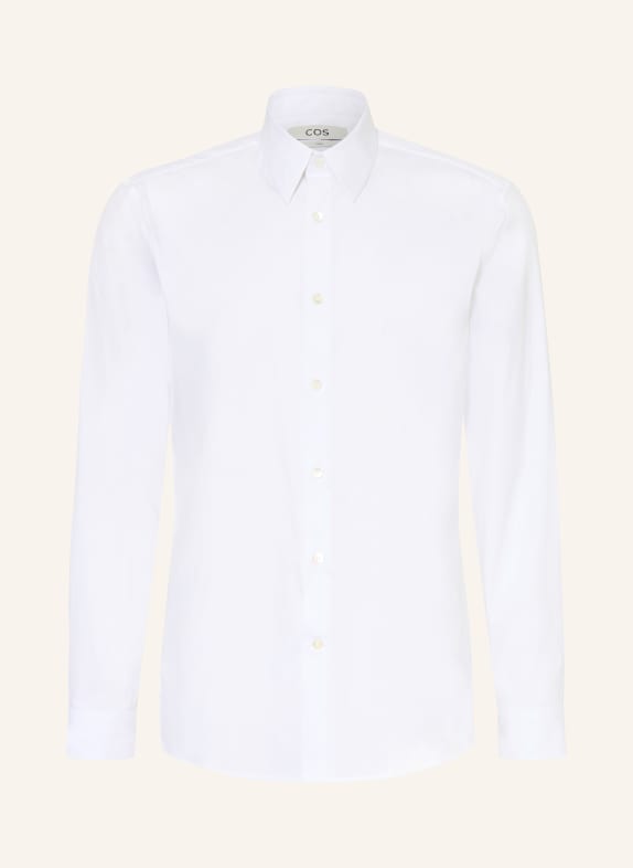 COS Slim fit shirt WHITE