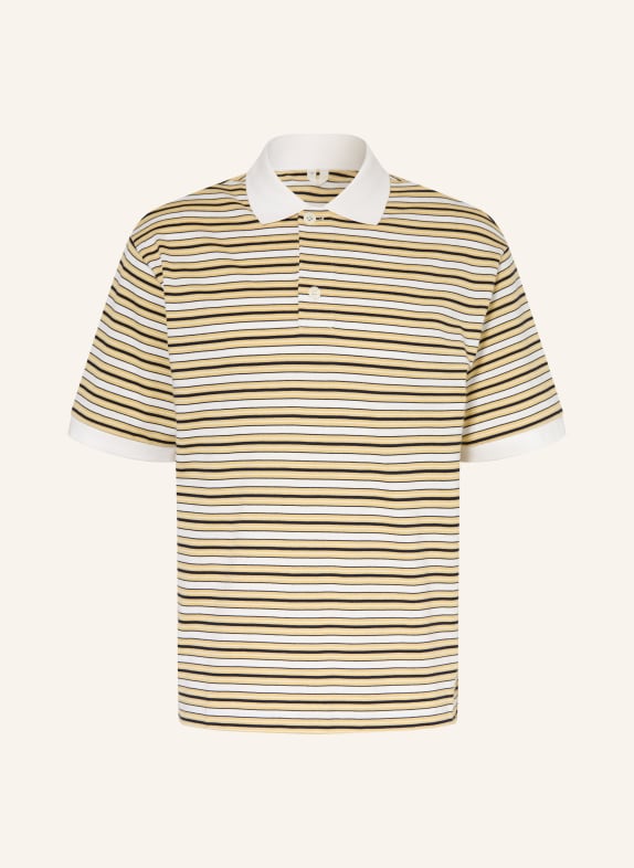 ARKET Jersey polo shirt YELLOW / CREAM / BLACK