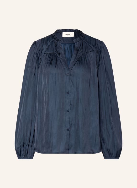ba&sh Satinbluse CESIRA DUNKELBLAU