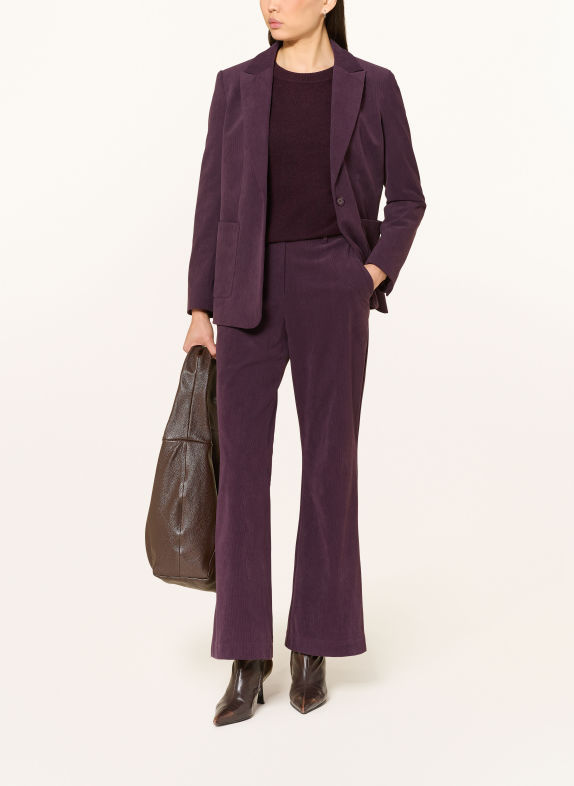 MARC AUREL corduroy pants DARK PURPLE