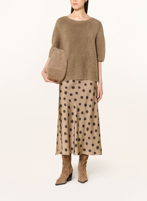 MARC AUREL pull en maille TAUPE