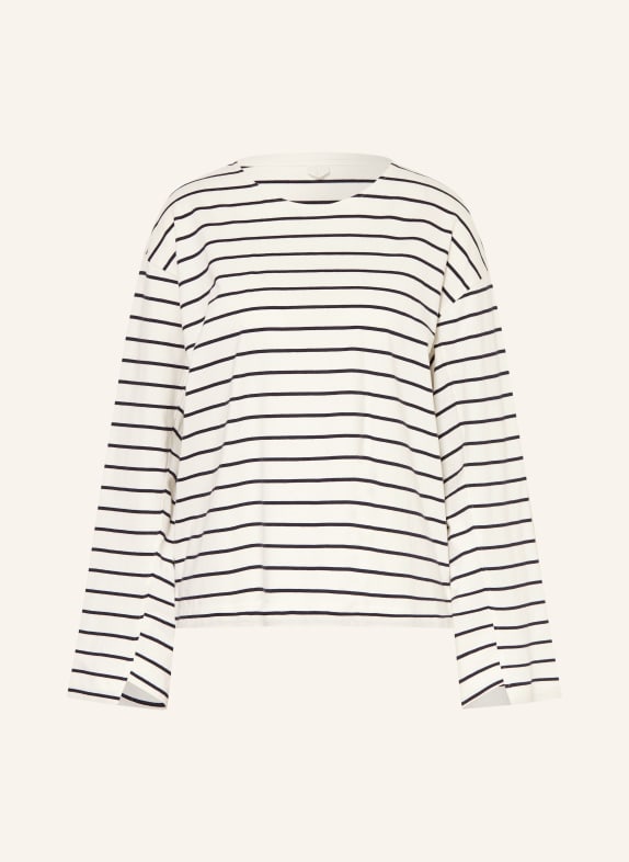 ARKET T-shirt met lange mouwen ECRU / DONKERBLAUW