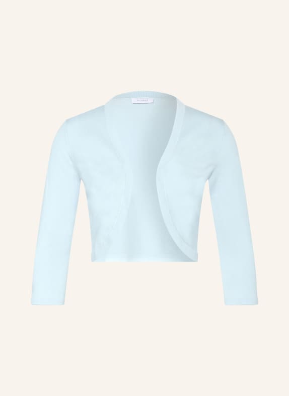 HOBBS CARRIE knitted bolero with 3/4 sleeves LIGHT BLUE