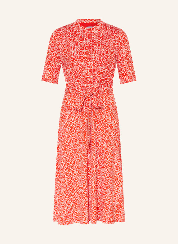 HOBBS Sukienka z dżerseju CATHY CZERWONY / ECRU