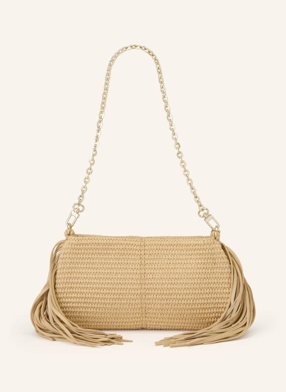 maje Umhängetasche BEIGE / GOLD