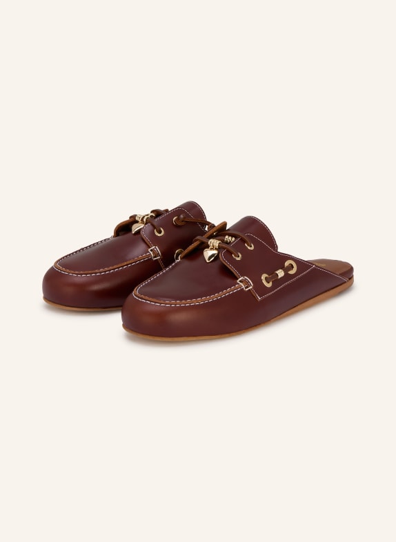 maje Mules BRAUN / COGNAC
