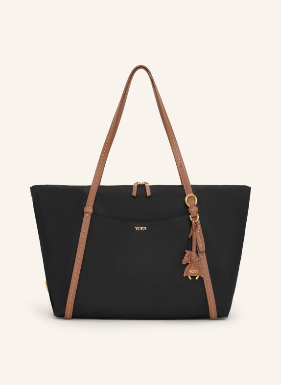 TUMI VOYAGEUR Sac cabas Q TOTE NOIR / OR / MARRON