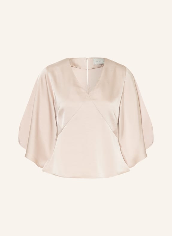 NEO NOIR REMANA-blouse met 3/4-mouwen van satijn ECRU