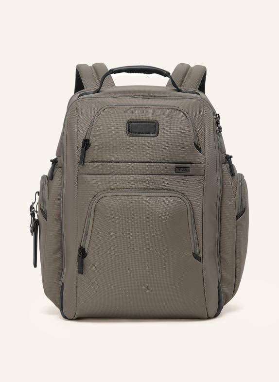 TUMI Sac à dos ALPHA BRIEF PACK avec compartiment pour ordinateur portable VERT CLAIR / NOIR