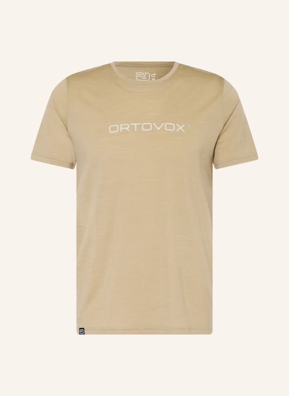 ORTOVOX T-shirt 150 COOL BRAND TS BEIGE