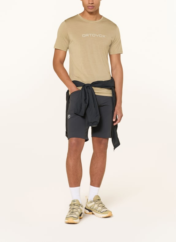 ORTOVOX T-shirt 150 COOL BRAND TS BEIGE