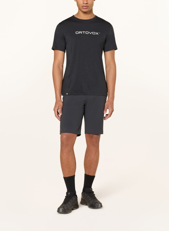 ORTOVOX T-shirt 150 COOL BRAND TS ZWART