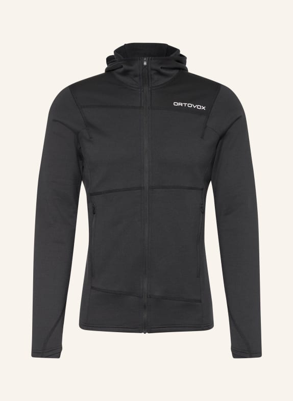 ORTOVOX Fleecejas LIGHT HOODY ZWART