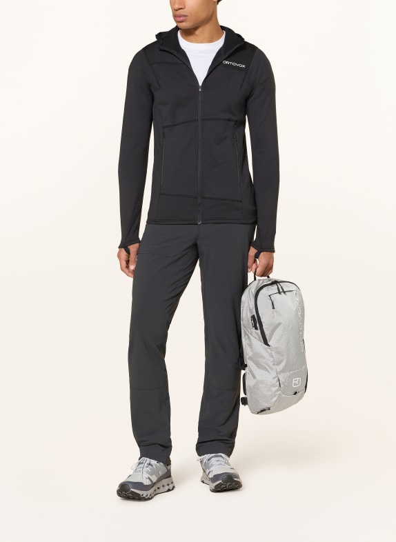 ORTOVOX Fleecejas LIGHT HOODY ZWART