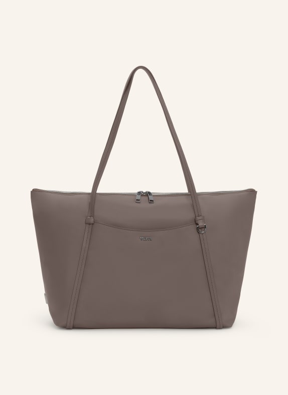 TUMI VOYAGEUR Shopper Q TOTE DUNKELBRAUN / PLATIN