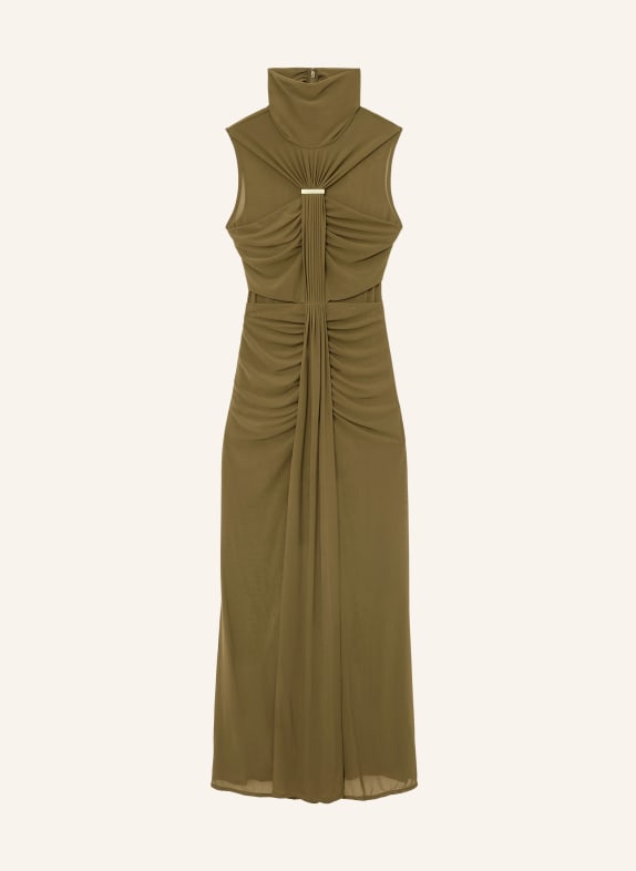 REISS Mesh-jurk COLETTE KAKI