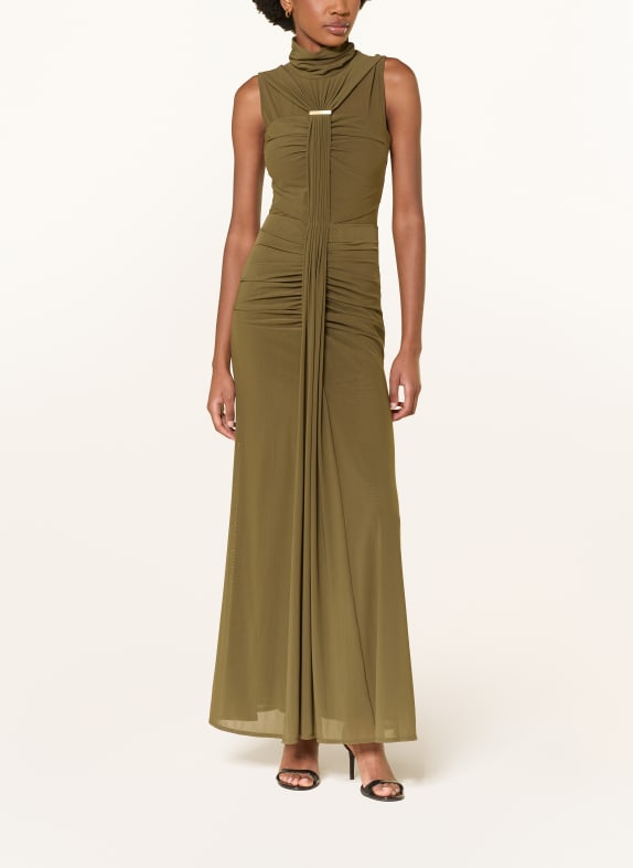 REISS Mesh-Kleid COLETTE KHAKI