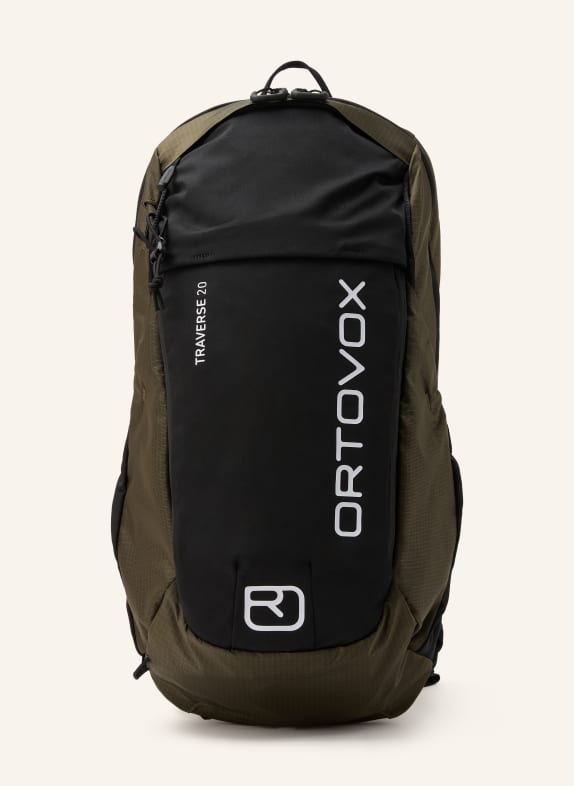 ORTOVOX Rugzak TRAVERSE 20 KAKI / WIT / ZWART