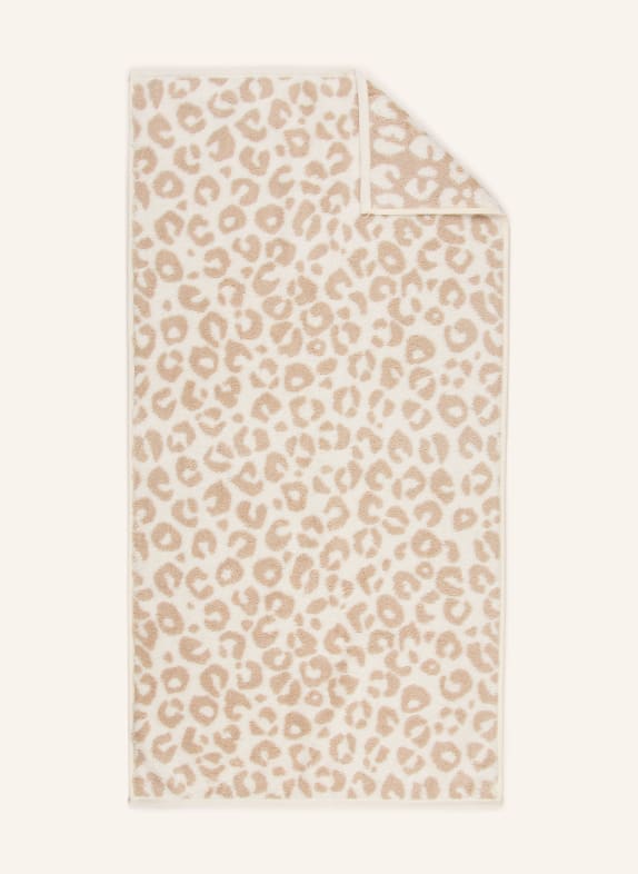 Cawö Handdoek TWO-TONE LEO CRÈME / BEIGE