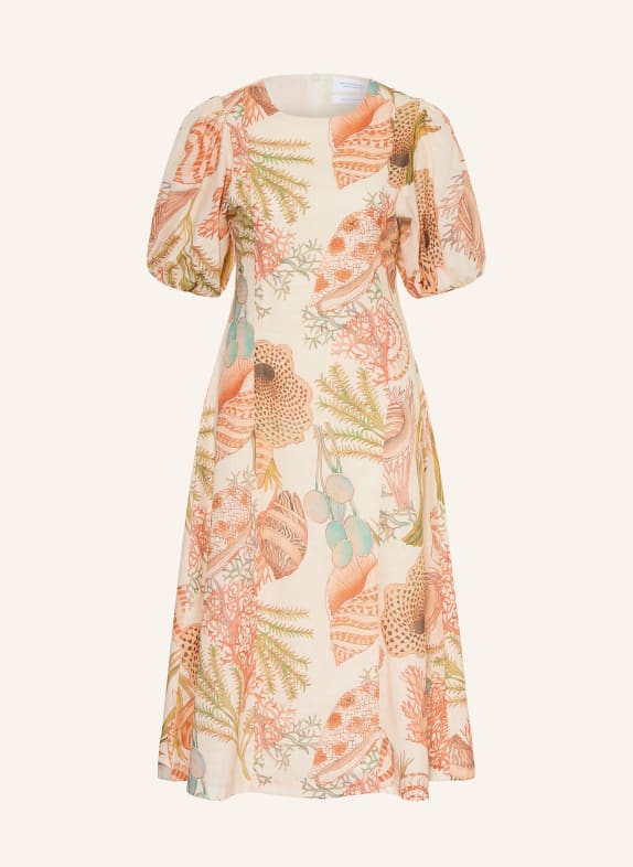 Rich & Royal dress CREAM / LIGHT RED / LIGHT ORANGE