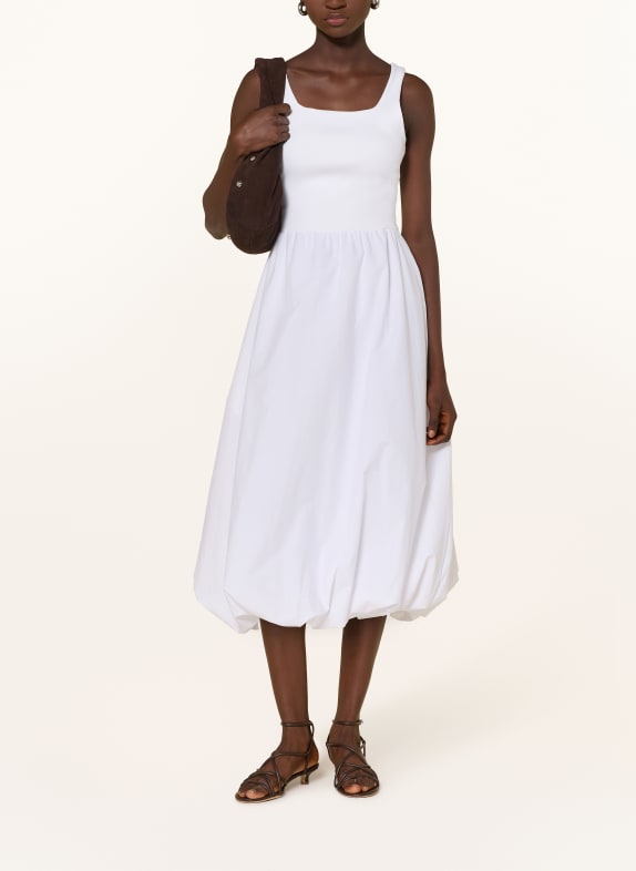 Rich & Royal Robe en mélange de matières BLANC