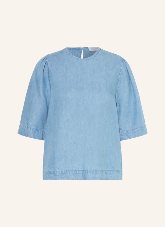 Rich & Royal Blusenshirt in Jeansoptik HELLBLAU