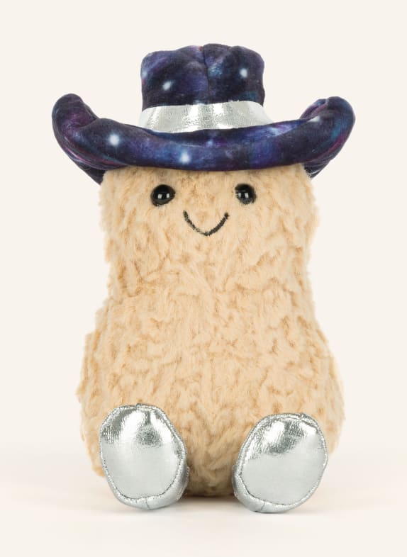 Jellycat Plyšová hračka AMUSEABLES PEANUT SPACE RODEO BÉŽOVÁ / TMAVĚ FIALOVÁ / TMAVĚ MODRÁ