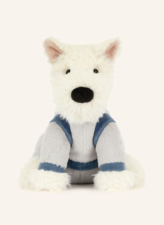 Jellycat Plyšová hračka MUNRO SCOTTIE DOG SPACE KRÉMOVÁ / SVĚTLE ŠEDÁ / MODRÁ