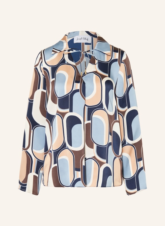 Joseph Ribkoff Blusenshirt BLAUGRAU / BRAUN / ECRU