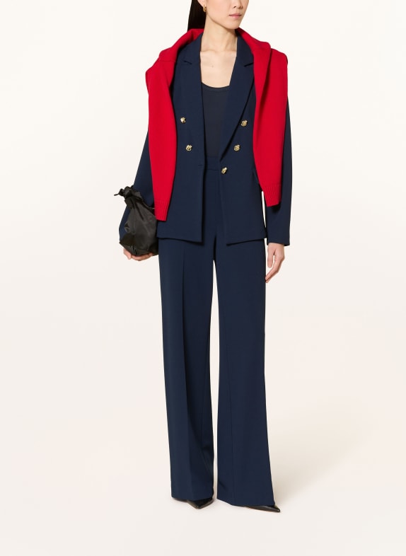 Joseph Ribkoff Jersey broek DONKERBLAUW / GOUD
