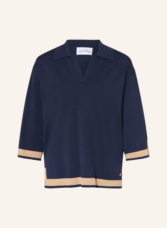 Joseph Ribkoff Pullover mit 3/4-Arm DUNKELBLAU / CAMEL