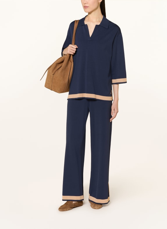 Joseph Ribkoff Marlene-broek DONKERBLAUW / CAMEL