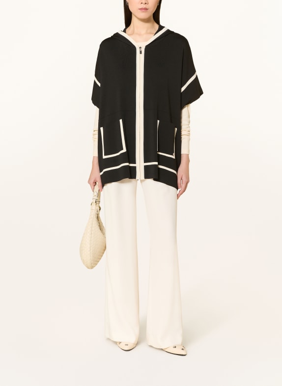 Joseph Ribkoff vest ZWART / WIT
