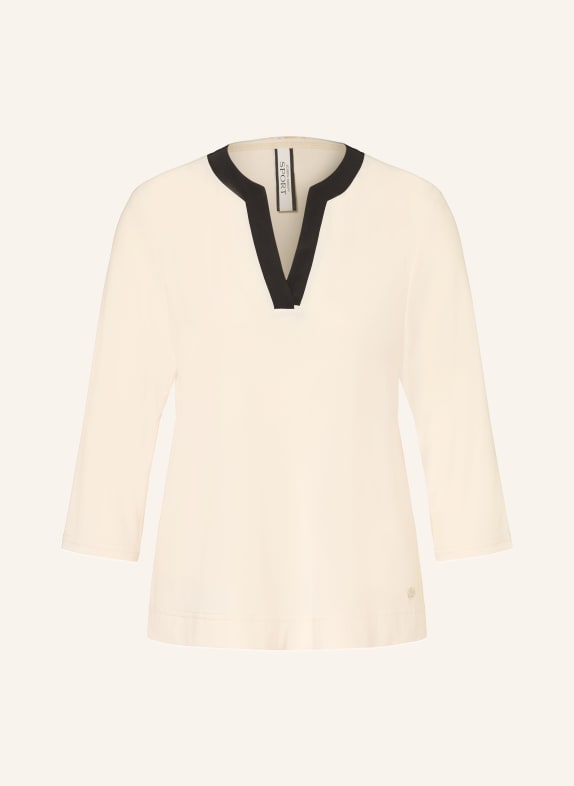 Joseph Ribkoff Blusenshirt aus Jersey mit 3/4-Arm CREME / SCHWARZ