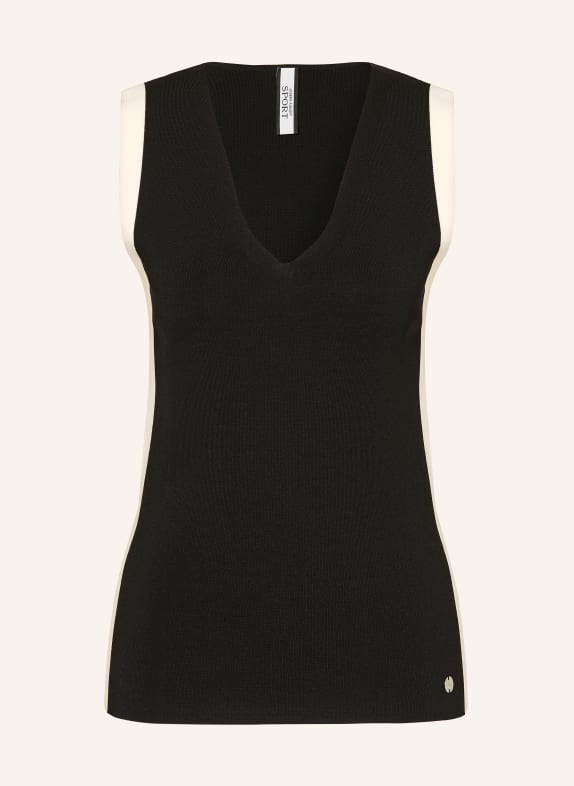 Joseph Ribkoff Stricktop SCHWARZ / WEISS
