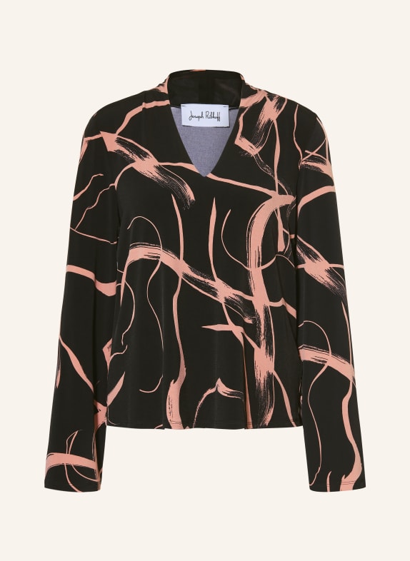 Joseph Ribkoff blouse shirt BLACK / PINK