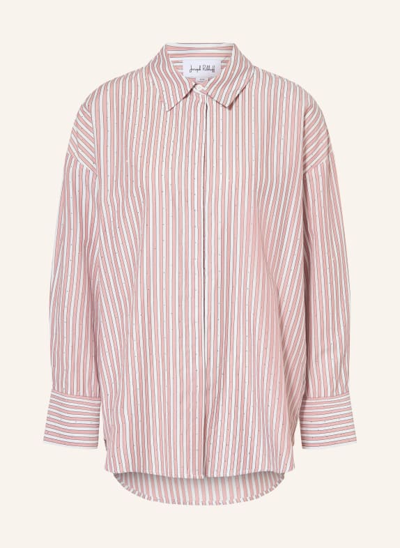 Joseph Ribkoff Shirt blouse with gemstones SALMON / WHITE