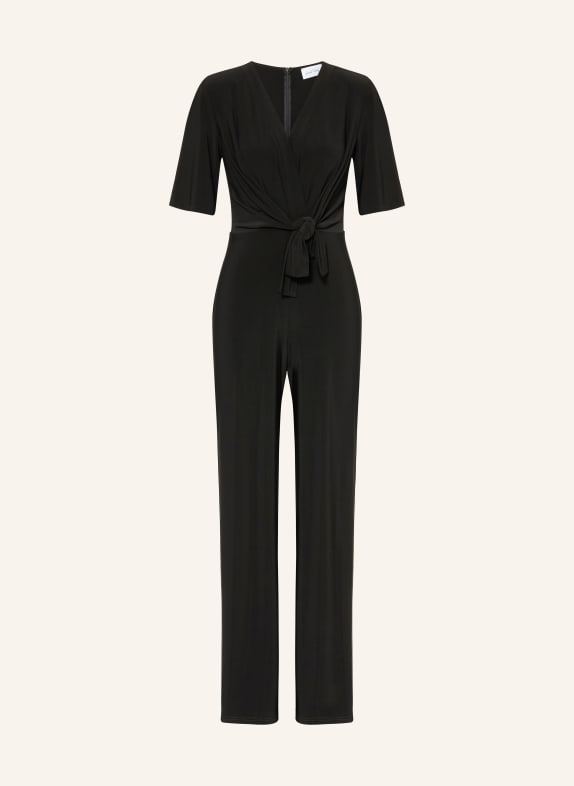 Joseph Ribkoff Jumpsuit in Wickeloptik SCHWARZ