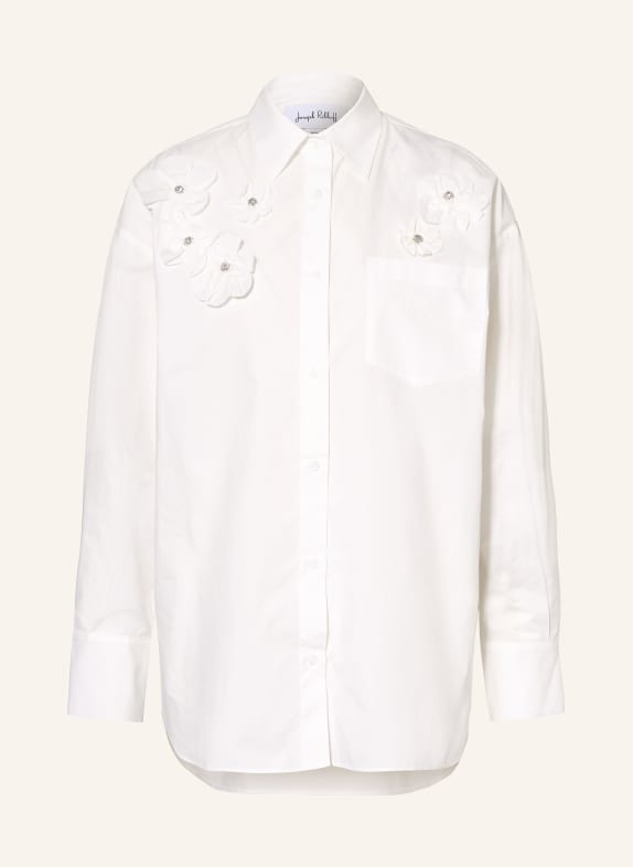 Joseph Ribkoff Shirt blouse with gemstones WHITE