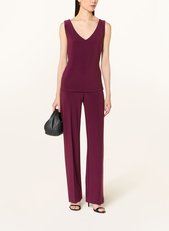 Joseph Ribkoff Blouse van jersey DONKERROOD