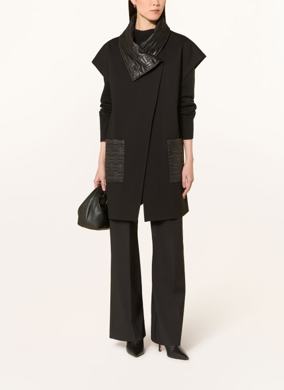 Joseph Ribkoff gilet en jersey NOIR