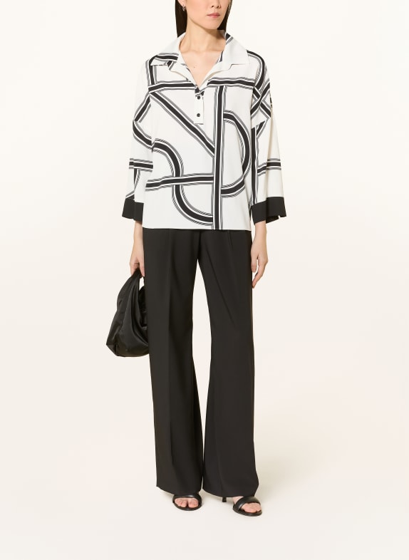 Joseph Ribkoff Blouse met 3/4-mouwen WIT / ZWART