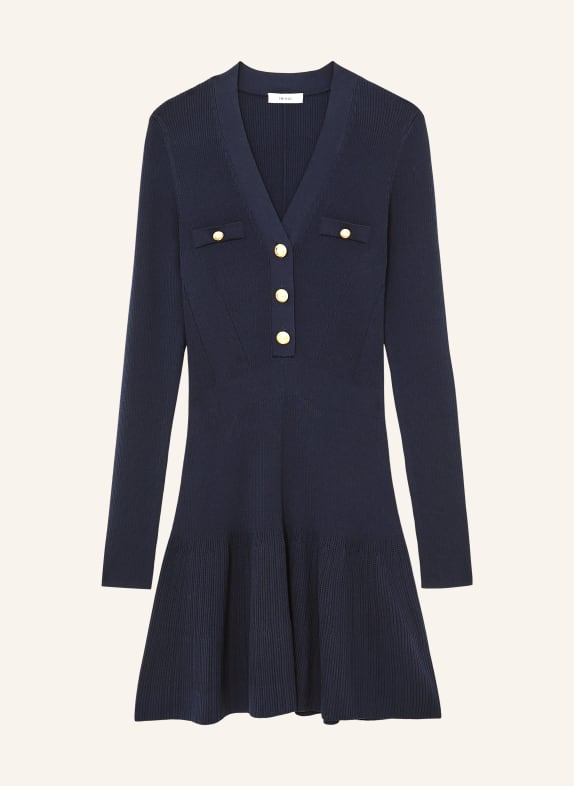 REISS LAVELLE knit dress DARK BLUE
