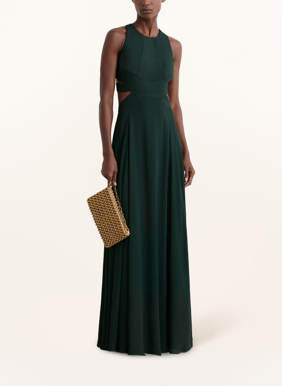 REISS Kleid PALOMA mit Cut-outs DUNKELGRÜN